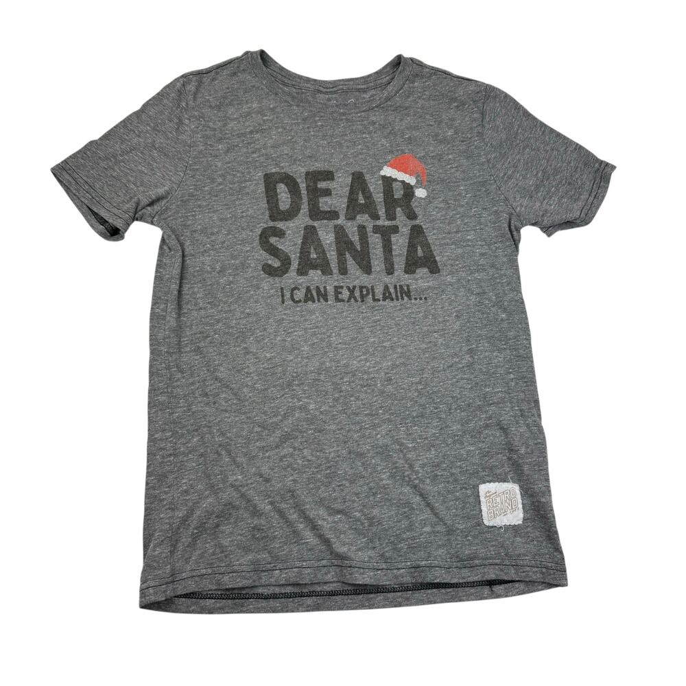 Retro Brand Christmas Dear Santa I Can Explain Tee